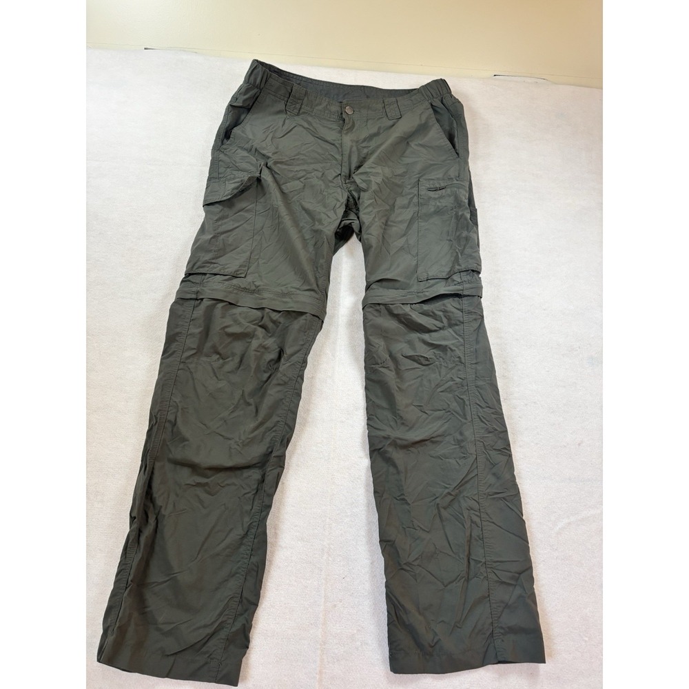 Columbia Convertible Cargo Pants 32x31 Gray Omni Shade Nylon Hiking‎ Outdoor